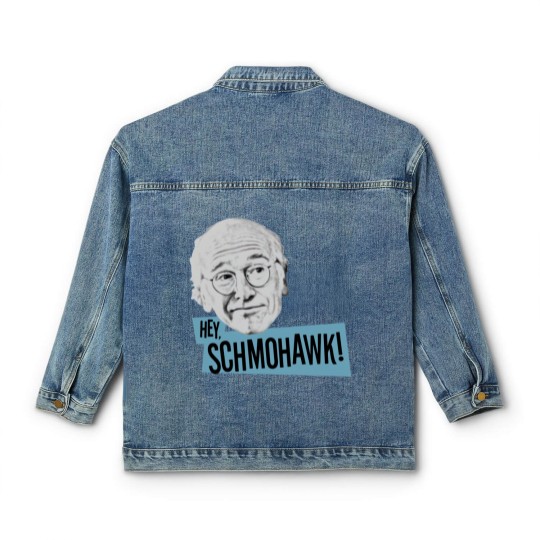 Discover Larry David Curb Your Enthusiasm "Schmohawk"funny Classic Women's Denim Jackets