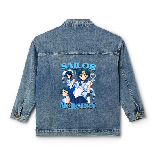 Discover Sailor Mercury Ami Mizuno Bootleg Classic Women's Denim Jackets