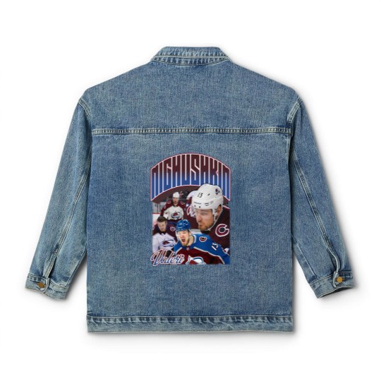 Discover Valeri Nichushkin Classic Women's Denim Jackets Ice Hockey Canadian Professional Ice Hockey