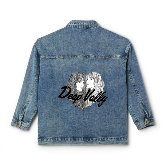 Discover Deap Vally Heart Fitted Classic Women's Denim Jackets