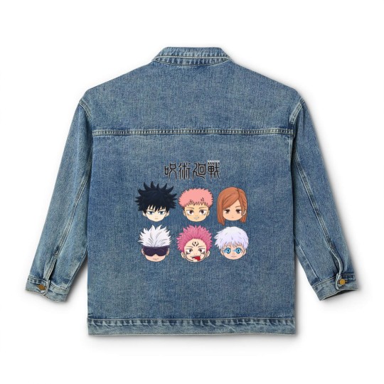 Discover Jujutsu Satoru Chibi Classic Women's Denim Jackets