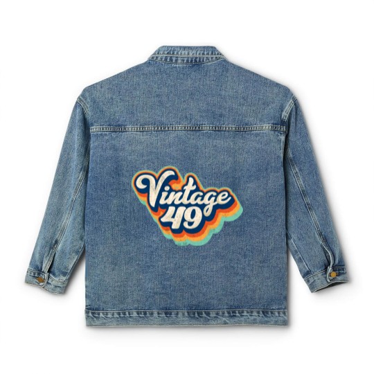 Discover Vintage 49 milestone design Classic Women's Denim Jackets