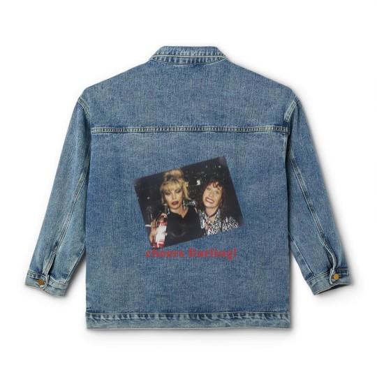 Discover Vintage 90s 1995 PATSY STONE joanna lumley Classic Women's Denim Jackets