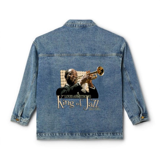 Discover Louis Armstrong, King of Jazz - Louis Armstrong - Classic Women's Denim Jackets