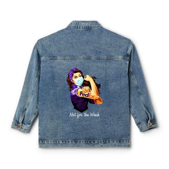 Discover Fedex Not For The Weak Classic Women's Denim Jackets