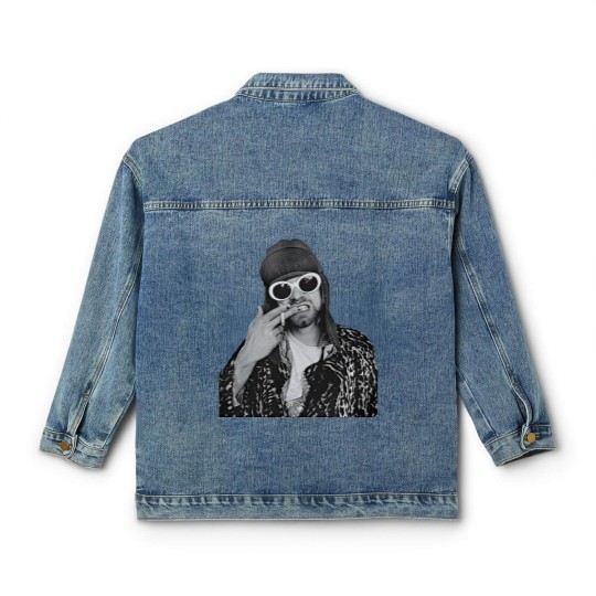 Discover Kurt Cobain Classic Women's Denim Jackets,  Art Classic Women's Denim Jackets, Kurt Cobain