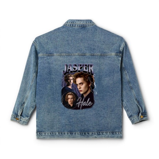 Discover Jasper Hale Classic Women's Denim Jackets, Jasper Hale Classic Women's Denim Jackets, Vintage Jasper Hale Twilight saga Classic Women's Denim Jackets