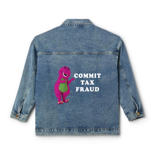 Discover Barney Commit Tax Fraud Customize Classic Classic Women's Denim Jackets