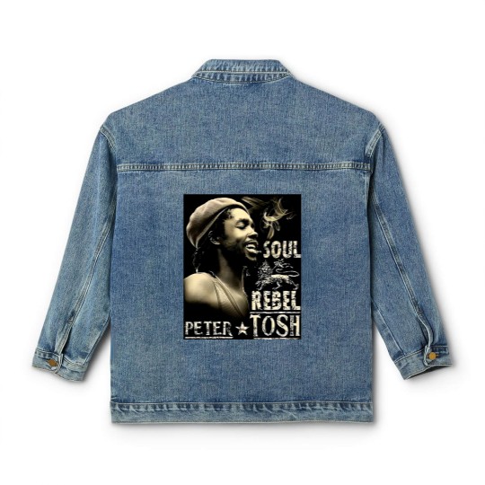 Discover Peter Tosh Jamaican Reggae Music Classic Women's Denim Jackets