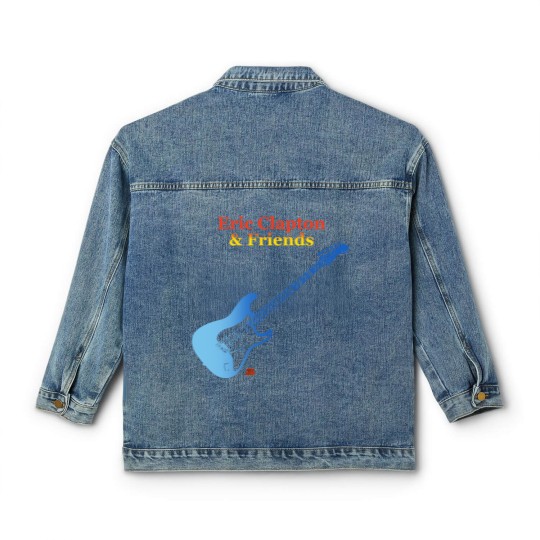 Discover Vintage Eric Clapton Joe Cocker ZZ Top 1993 Classic Women's Denim Jackets