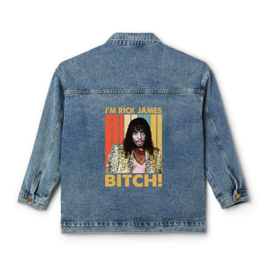 Discover Vintage I'm Rick James Bitch Essential Classic Women's Denim Jackets