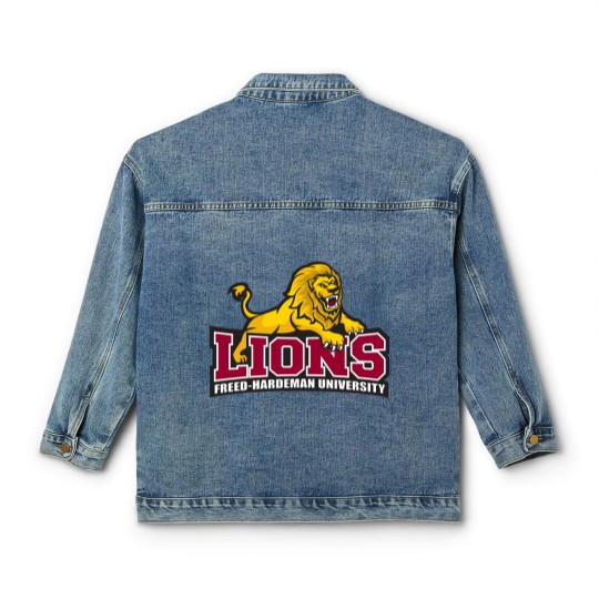 Discover College Of Freed–Hardeman Lions Team Classic Women's Denim Jackets