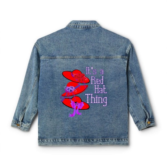 Discover Red Hat It'S A Red Hat Thing Gift Classic Women's Denim Jackets