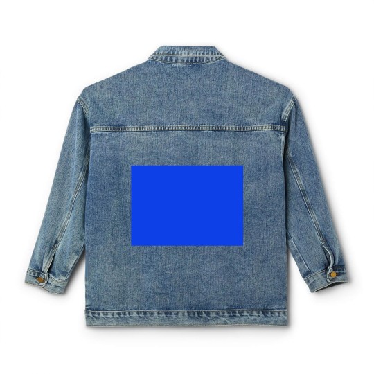 Discover "Blue Square" design Classic Women's Denim Jackets