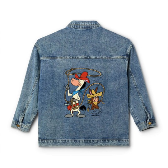Discover Quick Draw McGraw  Baba Looey Ropin Classic Women's Denim Jackets