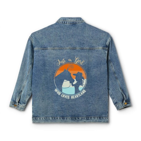 Discover heartland ranch, heartland, sunset, vintage, retro Classic Women's Denim Jackets