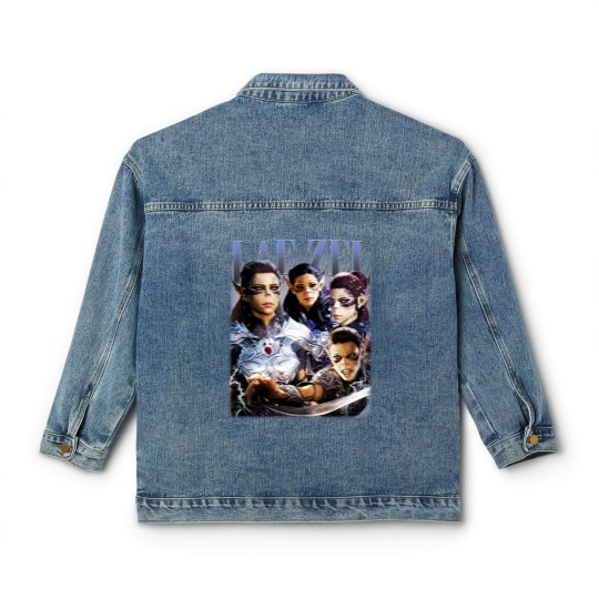 Discover Vintage 90s Style Lae'zel - Baldurs Gate 3 Gift For Fan Unisex Classic Women's Denim Jackets S-5XL