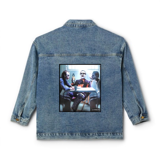 Discover Joker Evolution Heith Ledger Jack Nicholson Jared Leto Classic Women's Denim Jackets