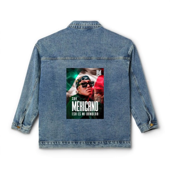 Discover playera lefty sm mexican soy mexicano esa es mi bandera t Classic Women's Denim Jackets