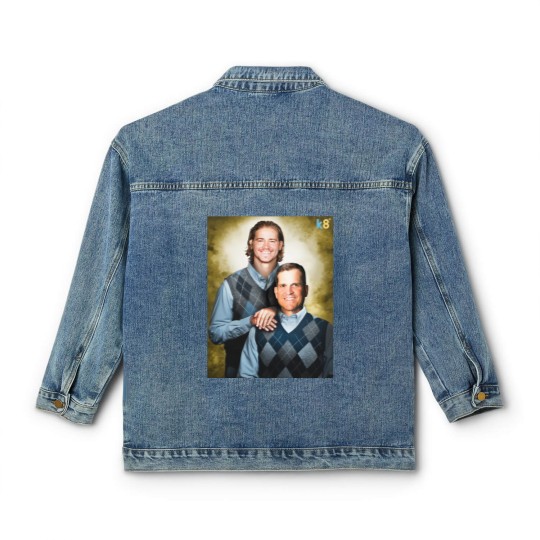 Discover Streetwear - Football Justin Herbert and Jim Harbaugh Classic Women's Denim Jackets