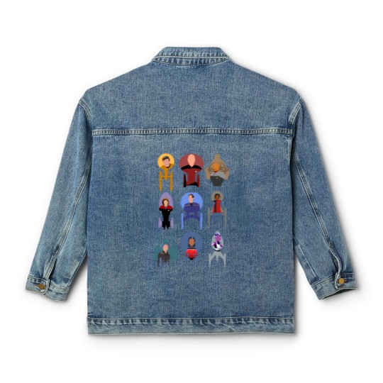 Discover Trek ships & captains 2021 Classic Women's Denim Jackets