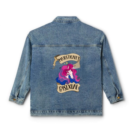 Discover Majestically Bisexual Unicorn - Bisexual Pride - Classic Women's Denim Jackets
