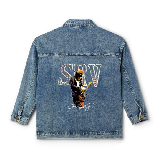 Discover Stevie Ray Vaughan legends never die Essential Classic Women's Denim Jackets