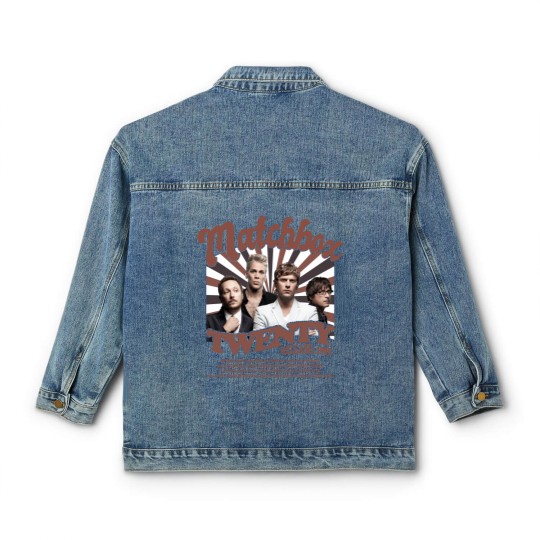 Discover Matchbox Twenty Merch Music Classic Women's Denim Jackets, Matchbox Twenty Rock Tour Music Graphic Classic Women's Denim Jackets