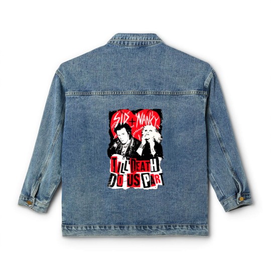 Discover Seditonaries Sid And Nancy Till Death Do Us Part sx Pistols Classic Women's Denim Jackets