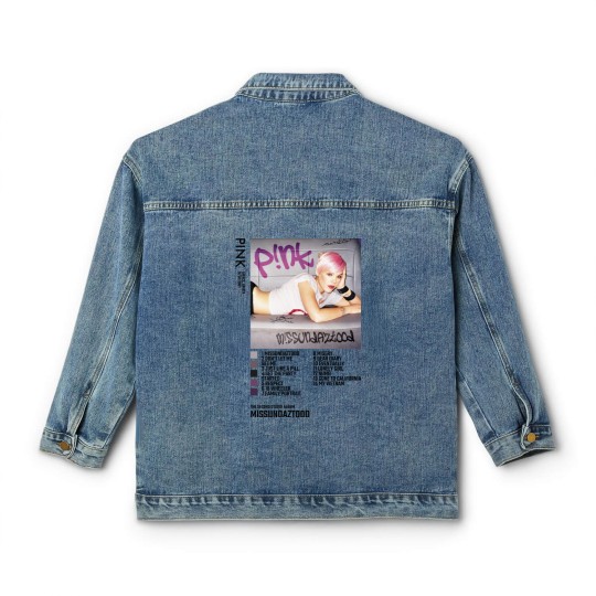 Discover Pink Missundaztood Album Classic Women's Denim Jackets