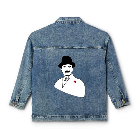 Discover Hercule Poirot Agatha Christie - Hercule Poirot - Classic Women's Denim Jackets
