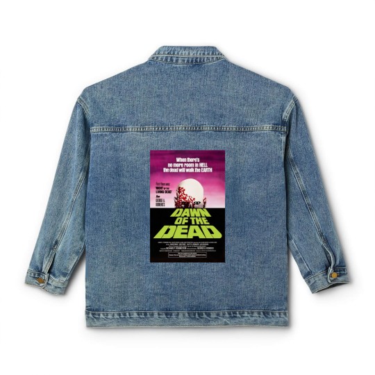 Discover Dawn of the Dead (1978) George A. Romero Classic Women's Denim Jackets