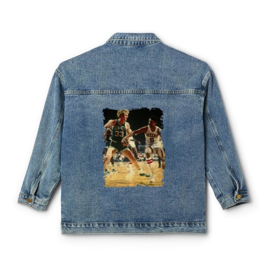Discover GOAT vs Dr. J Classic Women's Denim Jackets