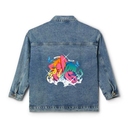 Discover Panty and Stocking V2 Classic Women's Denim Jackets