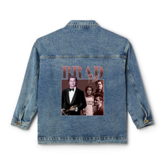 Discover Brad Pitt Classic Women's Denim Jackets | Brad Pitt Fight Club Classic Women's Denim Jackets