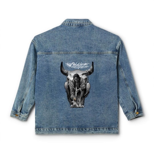 Discover david gonzales art chiefin Classic Women's Denim Jackets