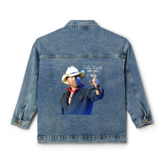 Discover RIP Toby Keith 1961-2024 Signatures Classic Women's Denim Jackets for Men Women
