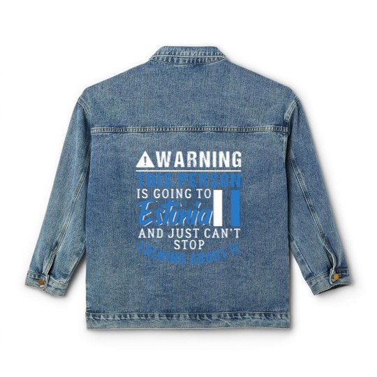 Discover Estonia Classic Women's Denim Jackets