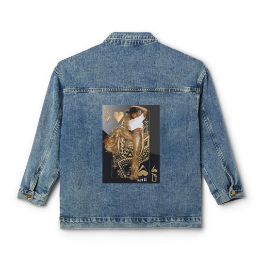 Discover Queen Beyonce ACT 2 2024 album Texas Hold 'Em country Classic Women's Denim Jackets