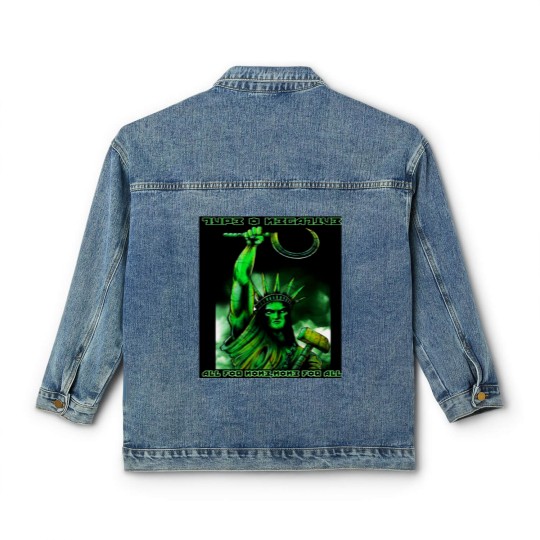 Discover Proud  Type O Liberty Negative 2020 All For None Pratiwi Christmas Classic Women's Denim Jackets