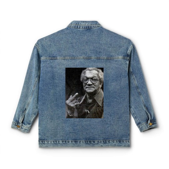 Discover Sanford And Son Redd Foxx Flipping The Bird Classic Women's Denim Jackets