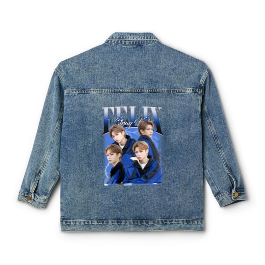 Discover Vintage Stray Kids Felix Lee Classic Women's Denim Jackets