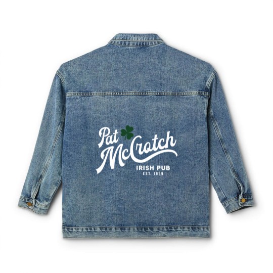 Discover Pat Mccrotch Classic Women's Denim Jackets | Saint Patrick's Day Funny Unisex Classic Women's Denim Jackets | Pat My Crotch