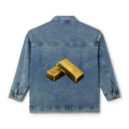 Discover Shiny Gold Classic Women's Denim Jackets
