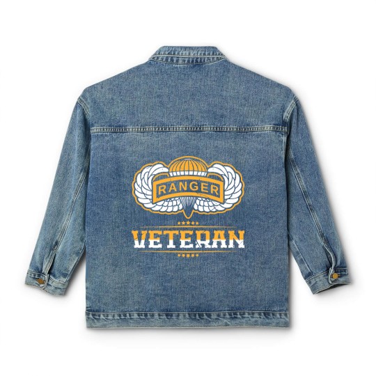 Discover Airborne Ranger Army Veteran Classic Women's Denim Jackets