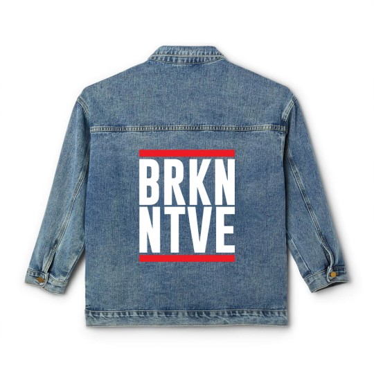 Discover Broken Native - Israel Adesanya The Last Stylebenderr Classic Women's Denim Jackets