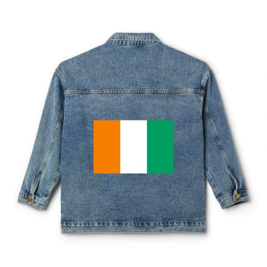 Discover Ivory Coast Flag Classic Women's Denim Jackets