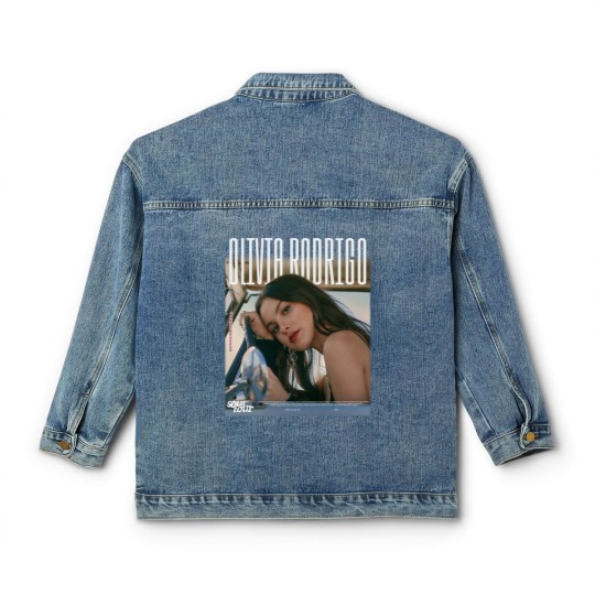 Discover Meet Olivia Rodrigo Sour Tour Classic Women's Denim Jackets, Olivia Rodrigo Classic Women's Denim Jackets