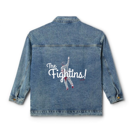Discover JT Realmuto -- The Fightins -- Baseball Classic Women's Denim Jackets