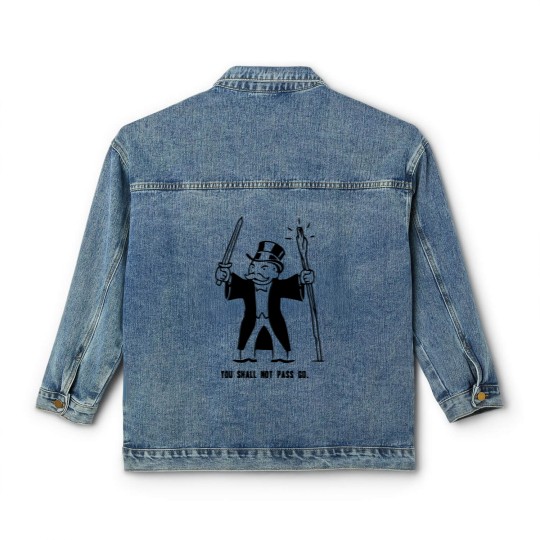 Discover You Shall Not Pass Go Classic Women's Denim Jackets